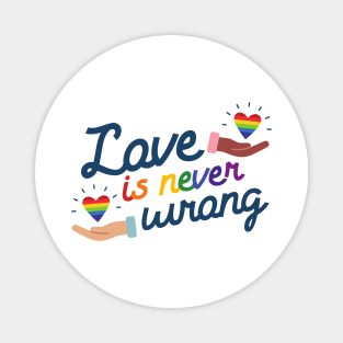 Love is Never Wrong Magnet